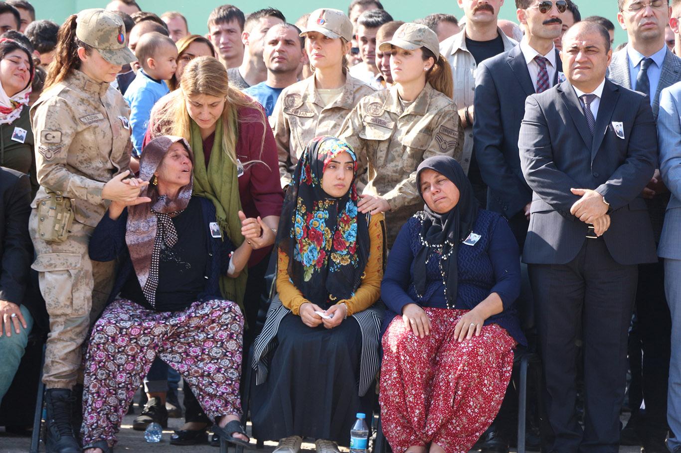 Hayatını kaybeden asker için tören düzenlendi